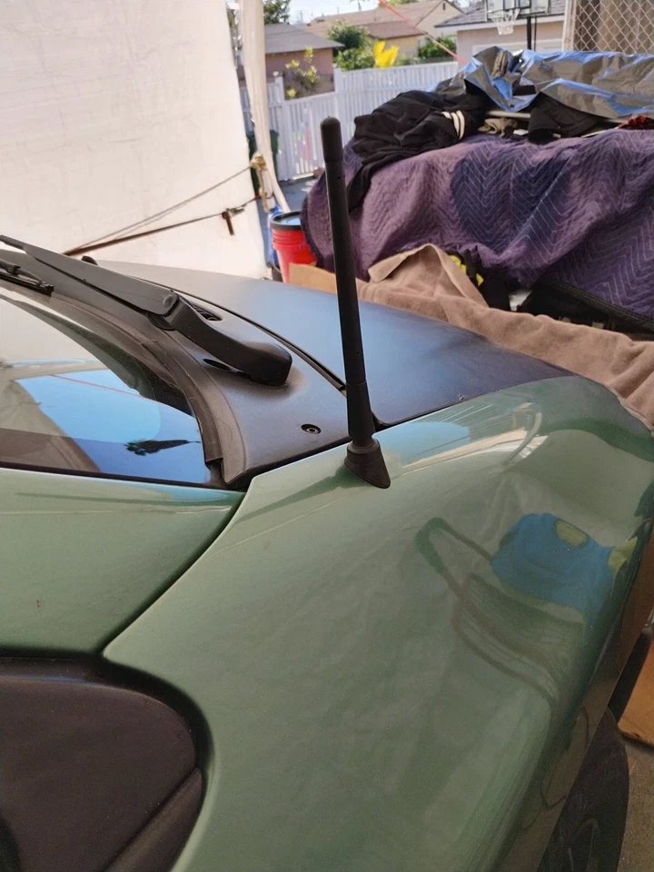 Mástil de antena de goma negro corto de 7" radio AM/FM para Dodge Grand Caravan 1997-2007 Foto 3 de 4