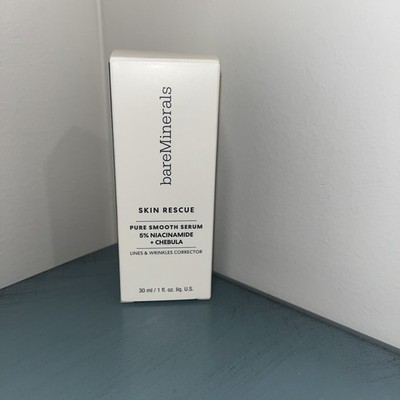 bareMinerals Skin Rescue Pure Smooth Serum Lines & Wrinkle Corrector Full Sz 1oz