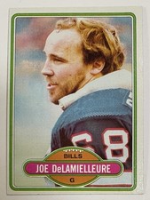 Joe DeLamielleure 1980 Topps Football #477 Buffalo Bills NM