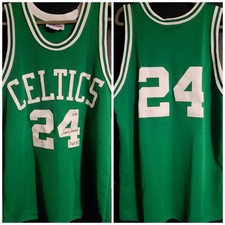 Sam Jones☘️ NBA Champion Signed Inscribed NBA Boston Celtics Jersey Authentic