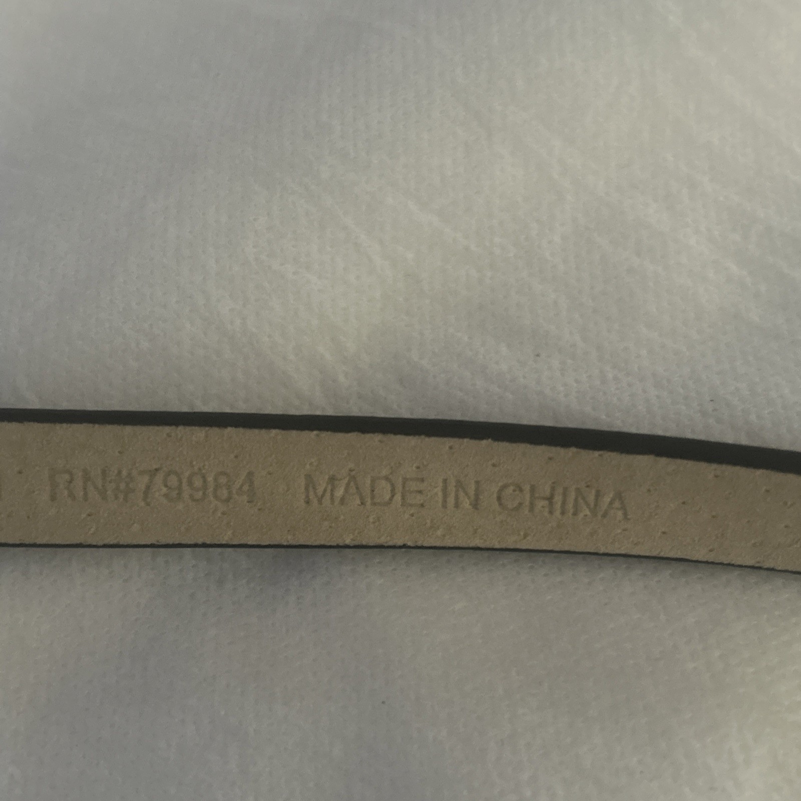 CHICOS Brown Leather Adjustable Back (Hook Belt) … - image 6