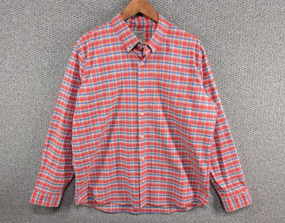 L.L. BEAN Comfort Stretch Oxford Casual Slightly Fitted Button Down Shirt L