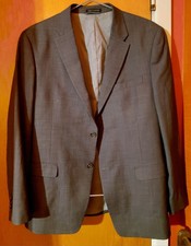 VTG Tommy Hilfiger Men's Blazer Size 44 Grey 100% Wool Jacket USA Made Preppy