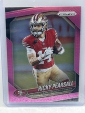 2025 Panini Prizm Pink Prizm Ricky Pearsall #99 San Francisco 49ers Football