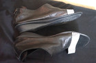 Sesto Meucci women's black back zip peep toe leather shoes 9M — photo 8