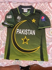 Pakistan 2011 Cricket World Cup Vintage Jersey Large Men's