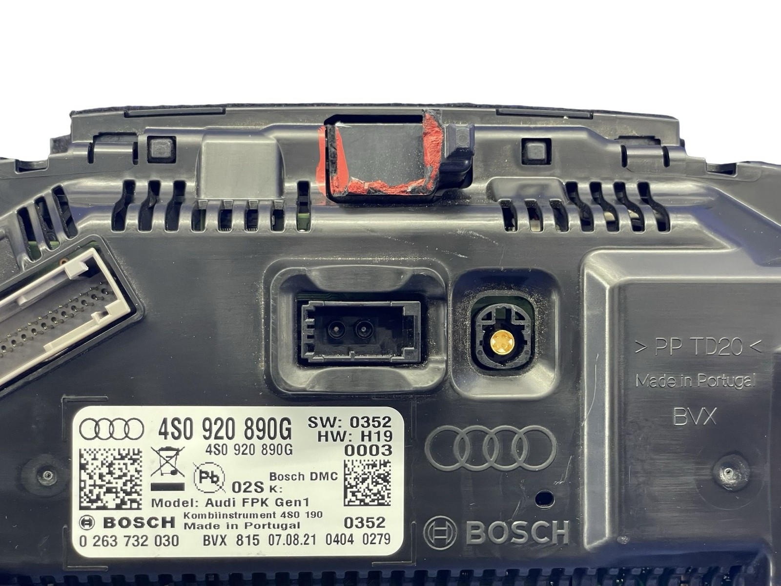 2017-2023 AUDI R8 V10 4S FRONT DASH DIGITAL INSTRUMENT GAUGE CLUSTER SCREEN ASSY