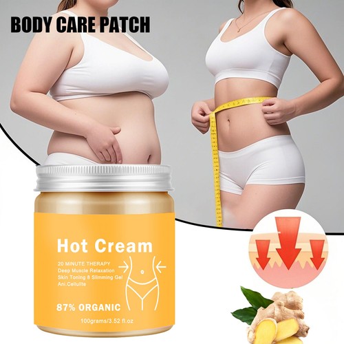 Crema Calda Anticellulite Massaggiatore Dimagrante Corpo Lozione Brucia Grassi Perdita Peso - Foto 5 di 8
