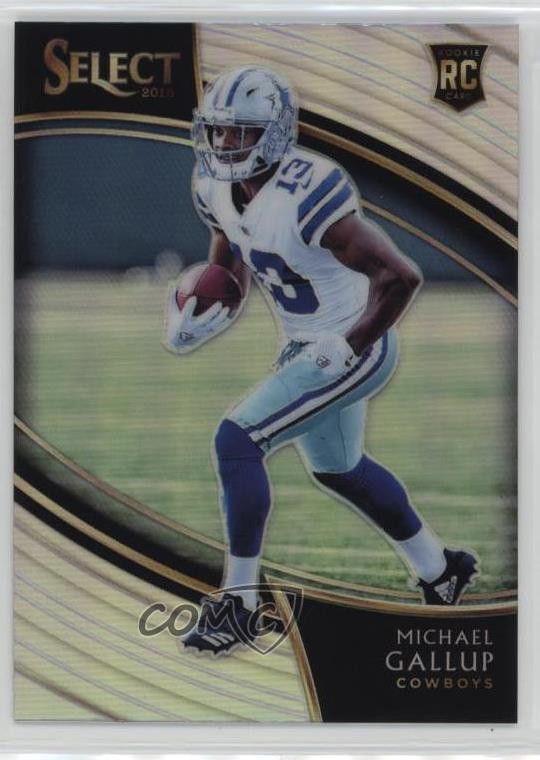 2018 Panini Select Field Level Silver Prizm Michael Gallup #268 13c1