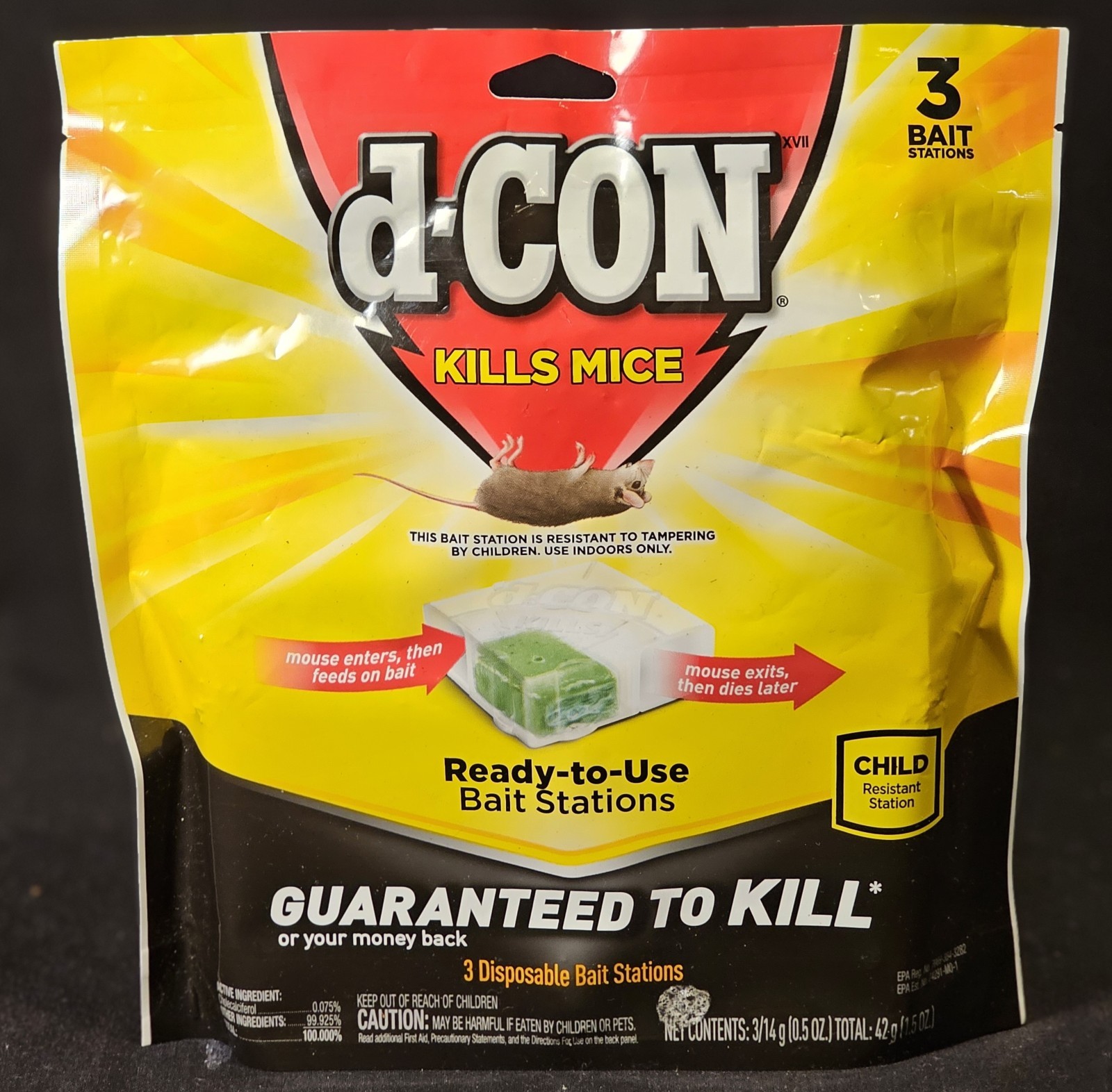 S Kills Mice Child Resistant New