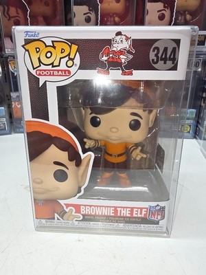 Funko Pop! NFL Mascots - Cleveland Browns - Brownie the Elf#344 w/ Pop Protector
