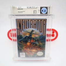 NES Nintendo INFILTRATOR - WATA GRADED 9.2 A++! NEW Factory Sealed with H-Seam!