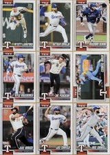 2026 Topps Series 2 TEXAS RANGERS Complete Team Set of 9 Cards