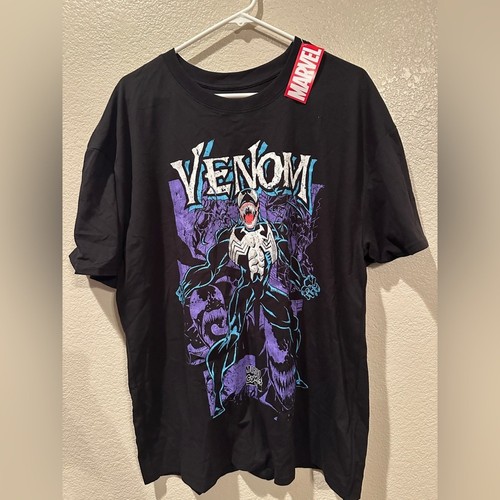 NWT Marvel Disney Venom comic logo tee sz XL - 第 1/3 張圖片