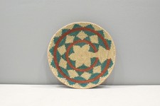 African Basket Botswana Natural Colors South Africa Woven Palm Food Basket