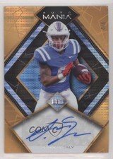2022 Wild Card Mania Diamond Gold Pulsar 4/4 Jerrion Ealy Rookie Auto RC 9r9. rookie card picture