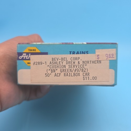 HO Athearn Ashley Drew & Northern 50’ Railbox Single Door Boxcar ADN #9782 - Picture 8 of 8