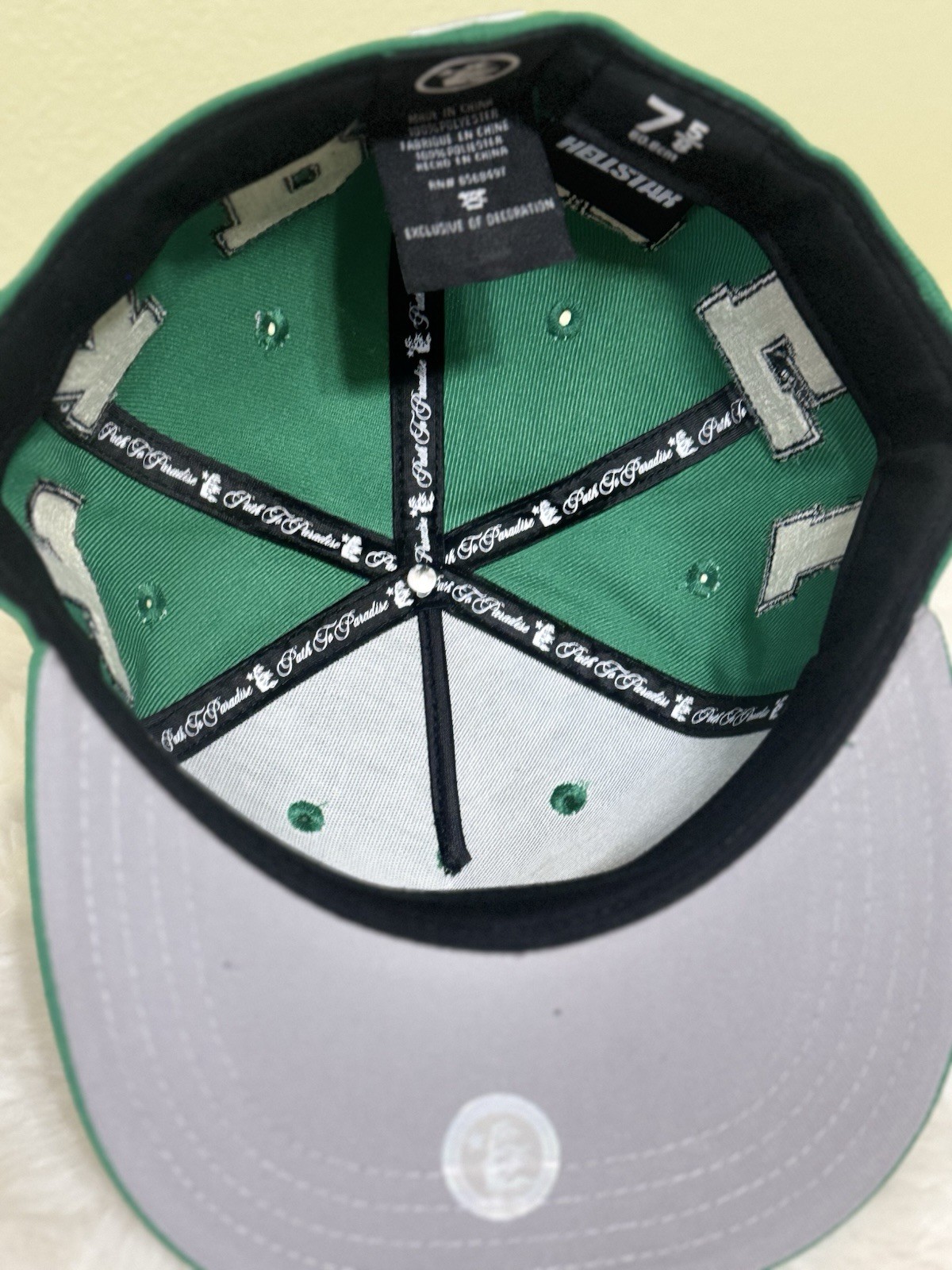 Hellstar Baseball Cap Fitted Black/White/Green,si… - image 5