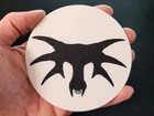 3 Pcs Gothic Cup Coasters – 100mm Plastic Set, Durable & Easy Clean