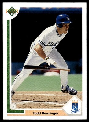 1991 Upper Deck Final Edition #41F Todd Benzinger