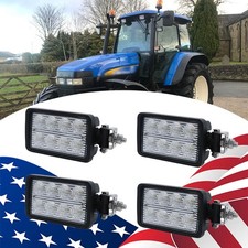 4pcs Led Work Light For Ford New Holland Tractor Tm120 Tm130 7740 7810 8530 8560