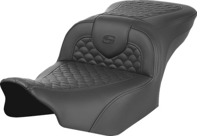 SADDLEMEN Roadsofa* Seat - Dragon Scale Stitch - w/o Backrest - FLTR/FLHX