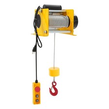 400kg/881lbs Electric Hoist Winch Corded Electric Lifting Hoist Winch w/ Hook
