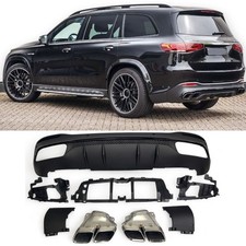 2019-2026 | Diffusor + Blenden (chrom) 63 passt für Mercedes X167 GLS 2019-2026 | Diffusor + Blenden (chrom) 63 passt für Mercedes X167 GLS