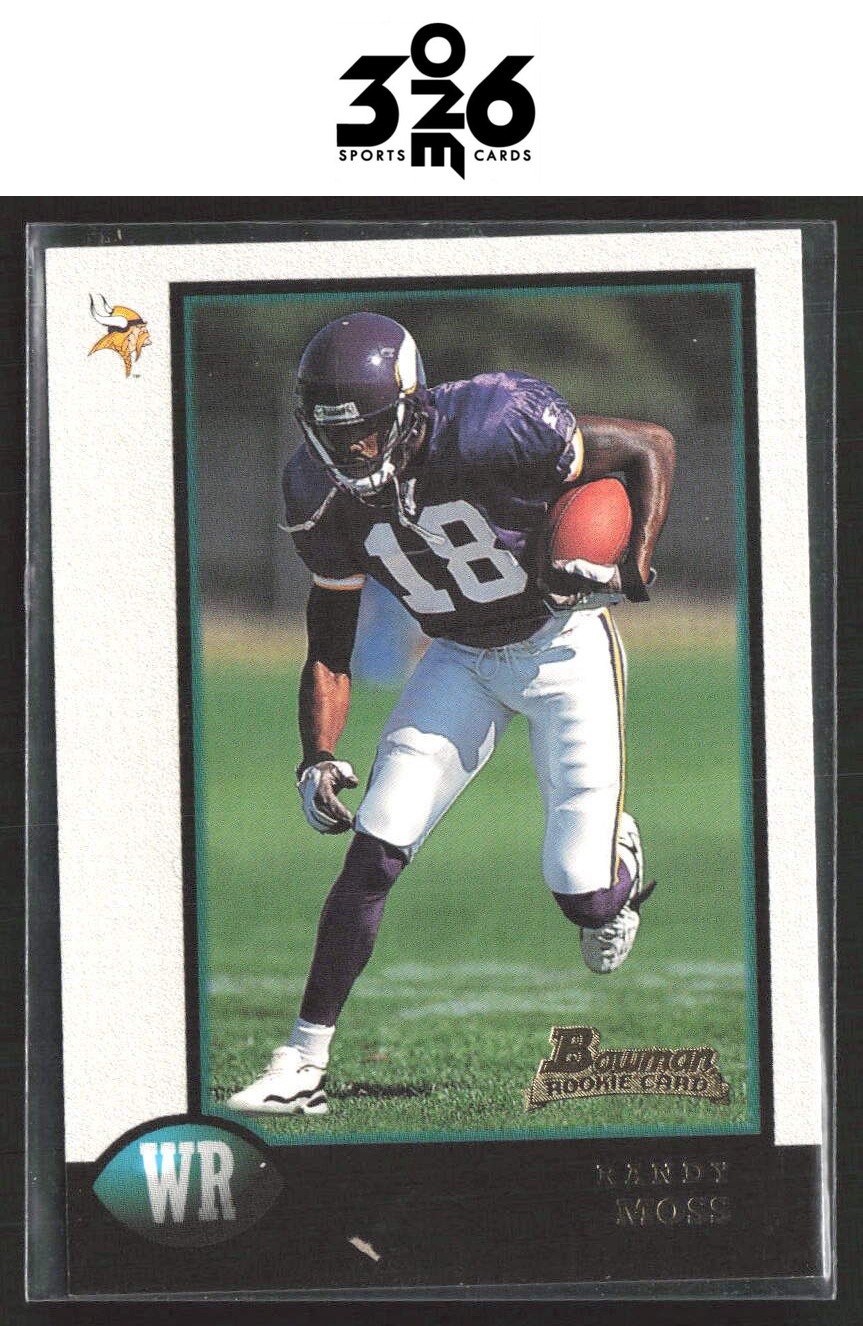Randy Moss 1998 Bowman Rookie #182