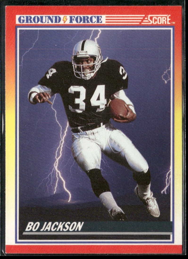 1990 Score Bo Jackson Los Angeles Raiders #330