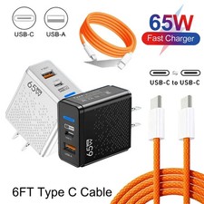 65W Fast Charger USB Type C Cord For Samsung Galaxy Z Fold7 Flip7 FE