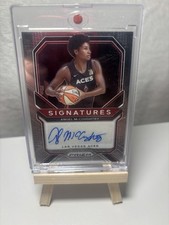 2021 Panini Prizm WNBA Signatures Angel McCoughtry Auto #SG-AMC Las Vegas Aces