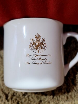 Gevalia Kaffe Coffee Mug ''By Appointment To His Majesty The King Of Sweden'' Cup