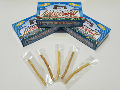 1000 Stück BOX MISWAK 8'' natürliche Zahnbürste frisch feucht Peelu GROSSHANDEL Restposten £