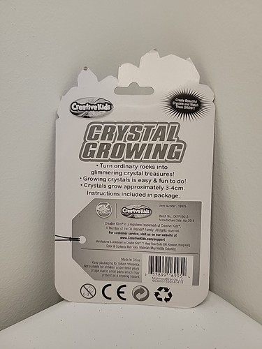 PURPLE CREATIVE KIDS SCIENCE CRYSTAL GROWING KIT AGES 10+ NEW SEALED - Picture 2 of 4