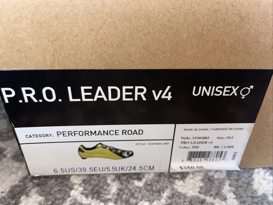 Pearlizumi Zapatillas de Ciclismo NOS Proleader Talla 39.5 Nuevas en Caja Foto 2 de 4