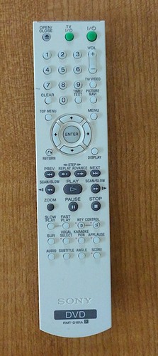 Unique Sony DVP-K85P Karaoke DVD Player with Sony OEM Remote Control+User Manual - Picture 9 of 13