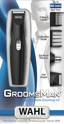 Wahl Groomsman Multifunktionstrimmer All-in-One Trimmer Multigroomer Akku
