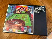 Pleasantime Pacific Game Company #132 Roulette Wheel Chips Mat Frontier Hotel