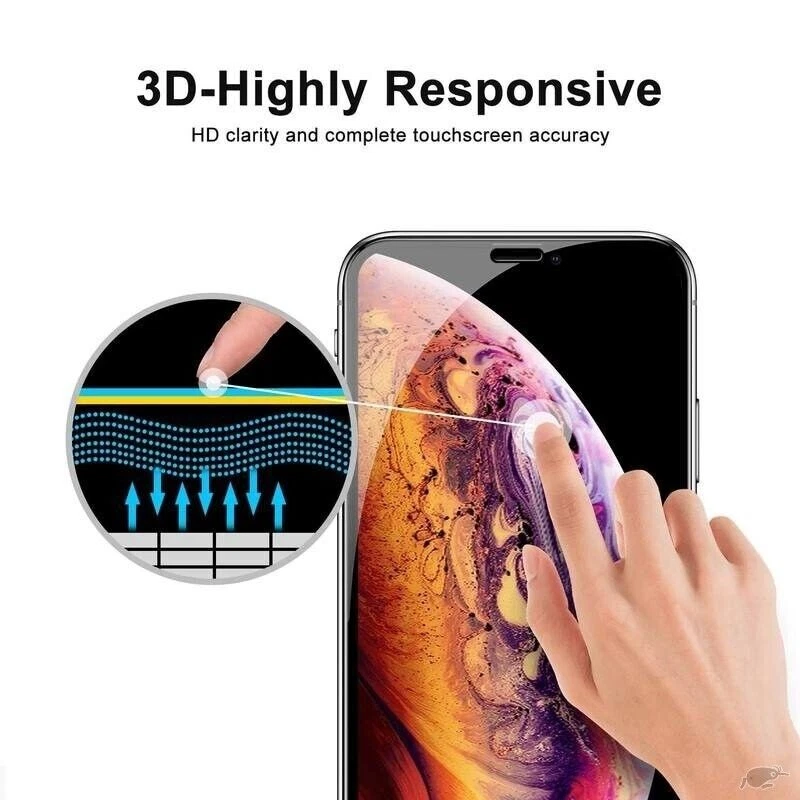 Samsung Galaxy A50 (2019) Curved Tempered Glass Gorilla Screen Protector Guard - Image 3 of 4