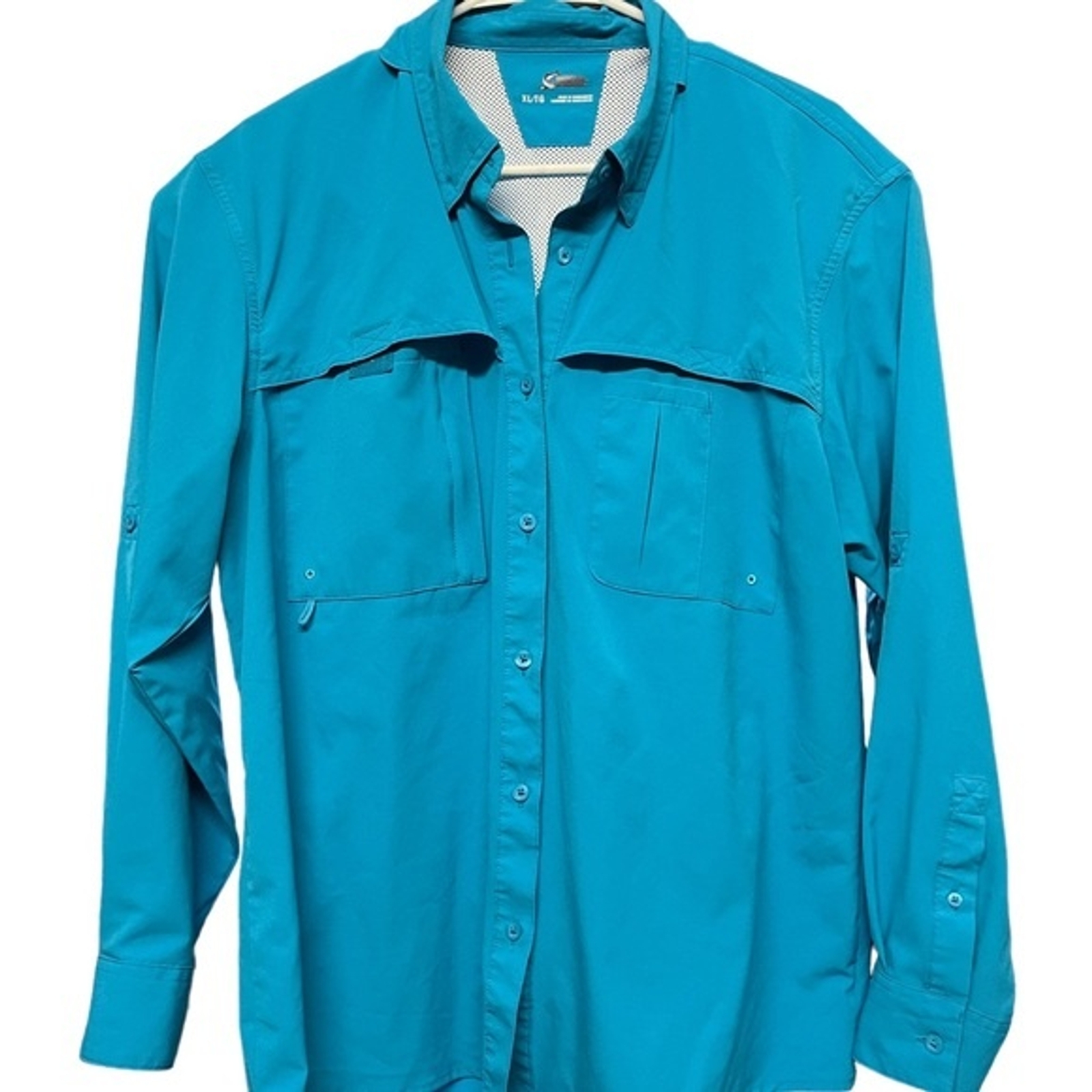 WORLD WIDE SPORTSMAN Men’s Fishing Vented Long Sleeve… Gem