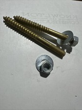 Brass Closet Screws, For Universal Fit, 3/8  X 3 1/2  Size, Toilet Flange