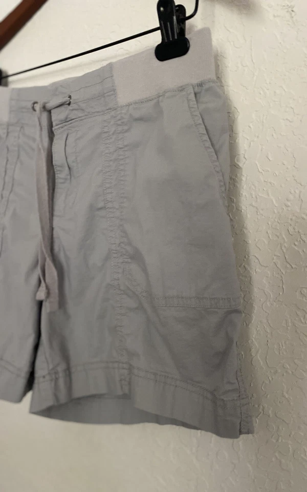 Style & Co. Gray Paperbag Style Shorts Size 8 - Image 2 of 4