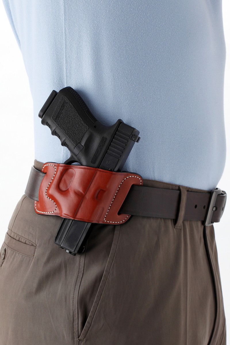 Master's Leather Belt Holster For Small Revolvers - Right Hand, Fits S&W J Frame, Ruger SP101