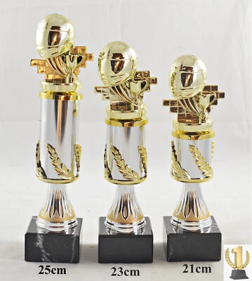 EIGENMARKE Motorsport Trophäe / Pokal 3er set oder einzeln incl. Beschriftung