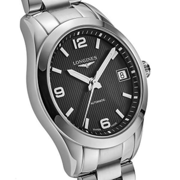 Longines Conquest Black Dial Automatic Ladies Watch