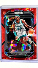 2022 2022-23 Panini Prizm Cracked Red Ice #160 PJ Washington Jr. P.J. Hornets