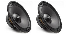  2 NEW SKAR AUDIO FSX10-4 10-INCH 4 OHM 400W MAX CAR PRO AUDIO SPEAKERS - PAIR