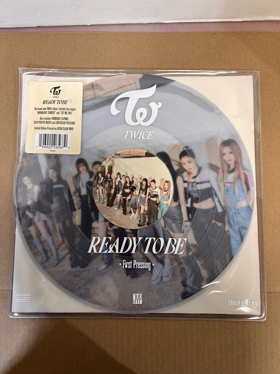 Twice READY TO BE (D2C Exclusive Ultra Clear Vinyl) Limited