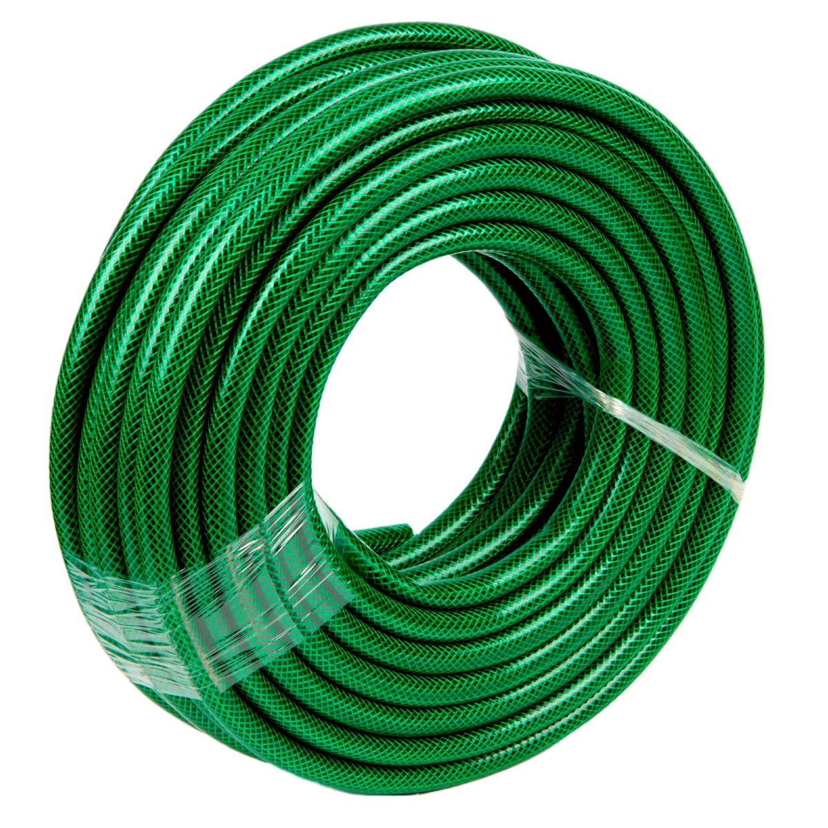 GARDEN HOSE PIPE REEL REINFORCED OUTDOOR HOSEPIPE GREEN 30M 50M 75M 100M